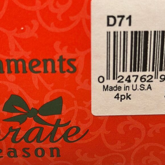 Christmas by Krebs Snowmen Glass Ornaments set of 8 Red - Picture 7 of 7